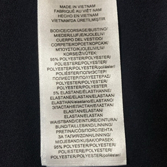 Lauren Ralph Lauren Dress Women's Sz 4 Davie Day Surplice Colorblock Blue White - Picture 5 of 8